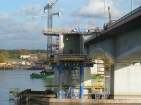 Most w ciągu A-1 (dzisiaj S10) przez Wisłę